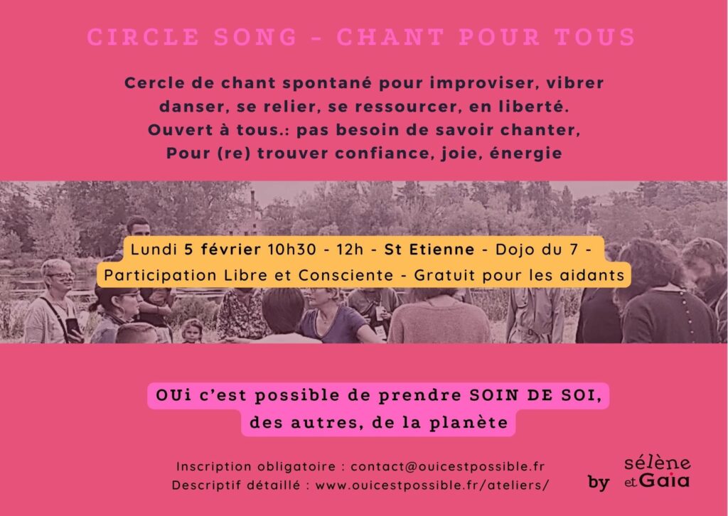 circle song à St Etienne 5 février 24